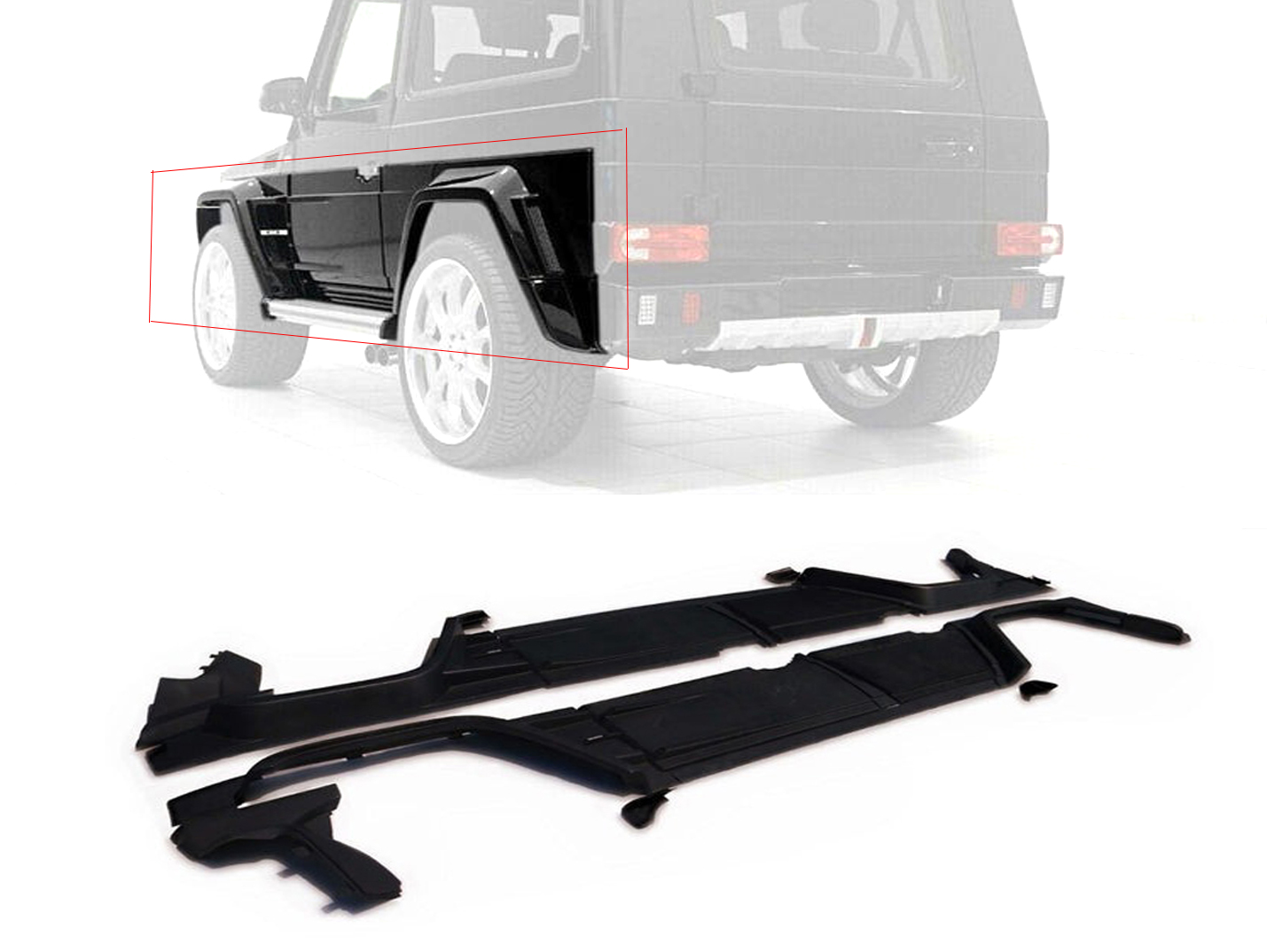 destar Body Kit for Mercedes-Benz G-Wagon W463 23 pcs Set